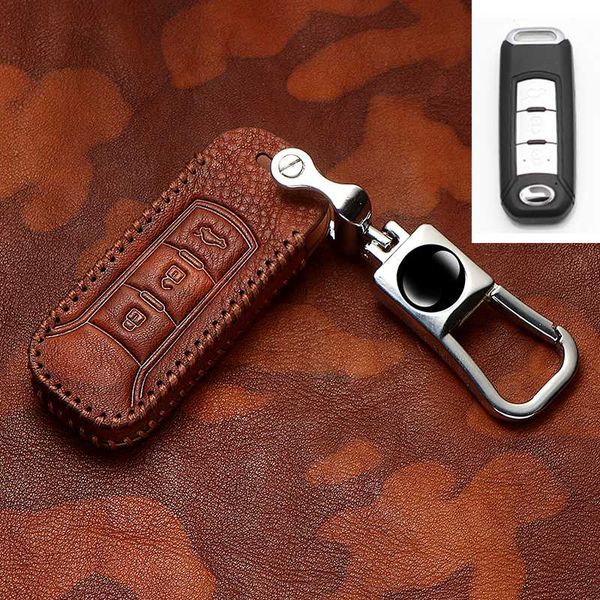 

car key case keychain key chain leather style for gac trumpchi gs ga3 ga5 ga6 gs4 gs8