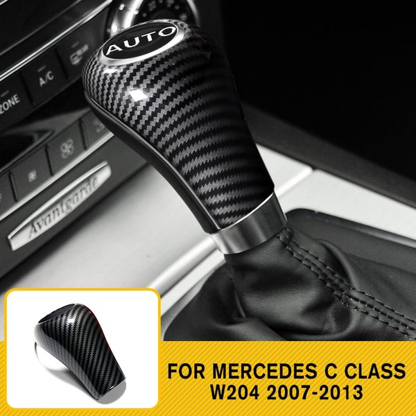 

pcmos abs gear shift collars cover auto stickers styling for voor w204 w212 a c e g classe cls 2006-2012 accessoires