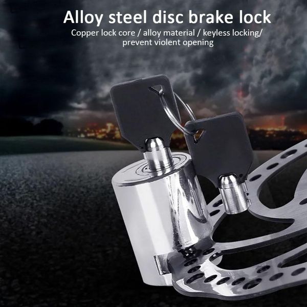 

motorcycle anti thief disc brake lock motor scooter e-bike bike sturdy security anti theft lock two keys reminder rope for free