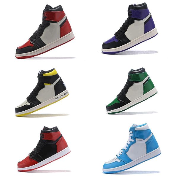 

new 1 high og bred toe chicago banned game royal basketball shoes men 1s 3 shattered backboard shadow multicolor sneakers