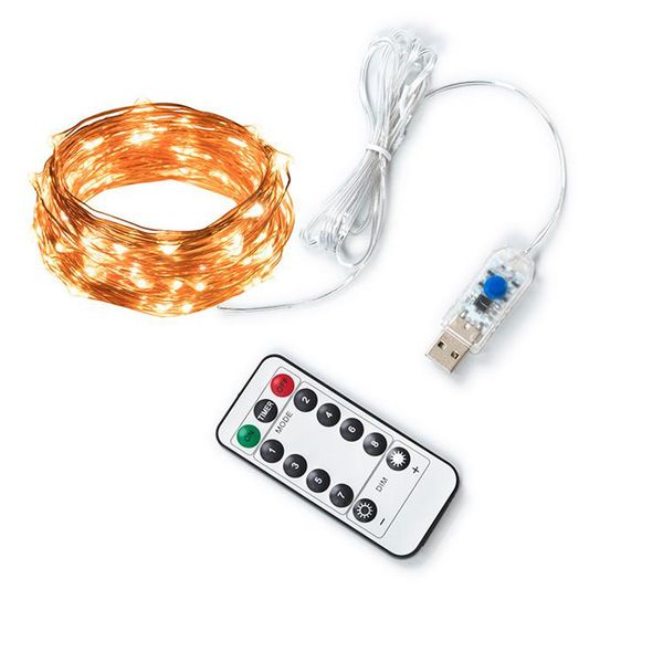 

remote control usb copper wire led light string low-voltage water-proof christmas decoration lamp string multi color ip65
