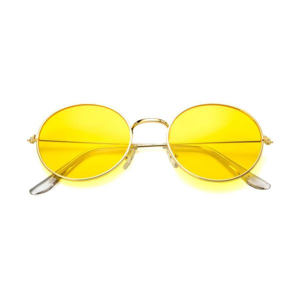 

vintage round shape men women sunglasses uv400 protective travel vintage eyewear sunglasses anti-uv driving glasses