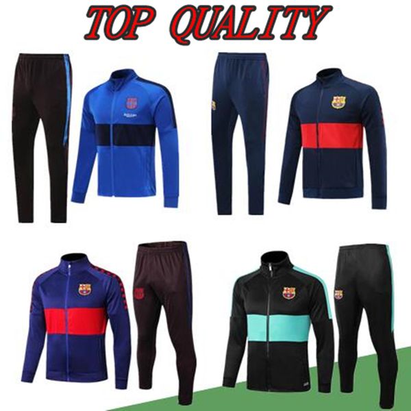 

2019 2020 messi soccer tracksuit jacket chaqueta de fÃºtbol 1920 survetement suarez pique griezmann football tracksuit jacket, Black