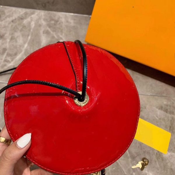 

leather handbags designer handbags 20cm fashion red color selling womens bags flying saucer bag women bags ladies hot