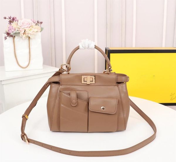 

luxury 2019the leather bag women's handbag bag handbag women's shoulder chain designer and latest fashion hit bag23*18*8cm rxsuv, Red;black