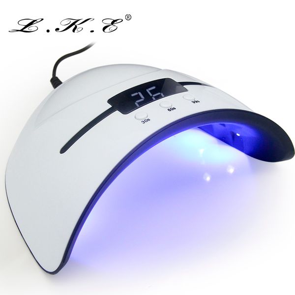 

nail dryers lke 36w uv lamp dryer for all types gel 12 leds machine curing 30s 60s 90s timer usb portable lamps3779498
