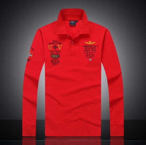 

autumn spring new recommended men's long-sleeved polo shirt lapel mesh beads cotton long sleeves, White;black