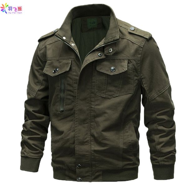 

men's cotton jacket casual mens windbreaker jackets solid color plus size 6xl army man jacket outdoor casacas jaquetas mont, Black;brown