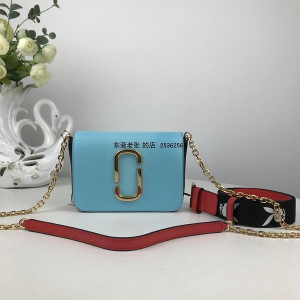 

charm2019 cross original pure grain cowhide single shoulder messenger pocket chain package , multicolor super value