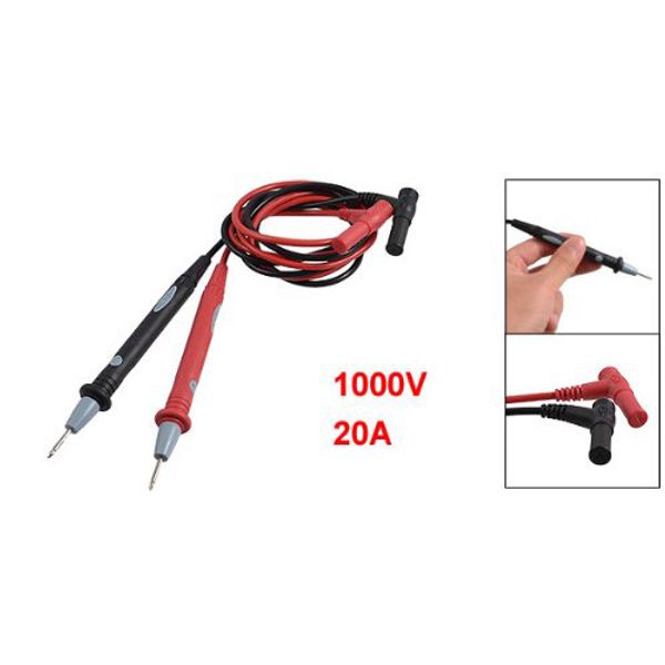 

digital multimeter 1000v 20a test lead cable probe red black