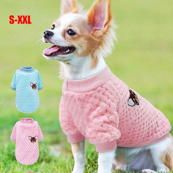 

cute winter dog sweatshirt casual pajamas jacket coat for small dogs chihuahua pug puppy clothes