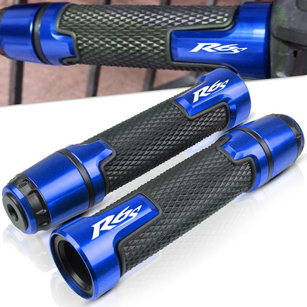 

7/8" 22mm cnc motorcycle handlebar grip handle bar motorbike handlebar grips for yamaha yzf r6s yzf-r6s 2006 2007 2008 2009