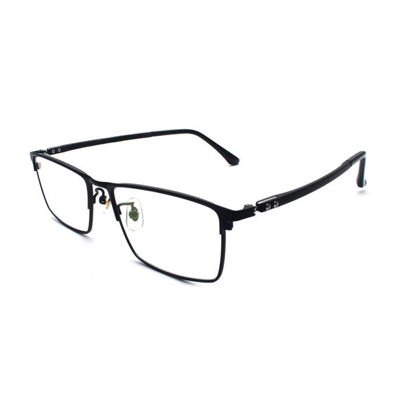 

reven jate p9922 full rim titanium alloy eyeglasses frame for men and women optical eyewear frame spectacles, Black