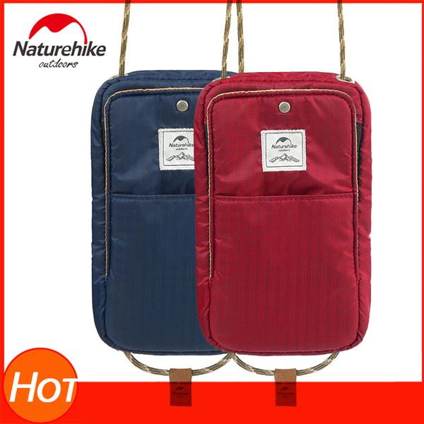 

naturehike running sports bag pouch passport waterproof bag travel wallet ticket document holder with zipper for men & women