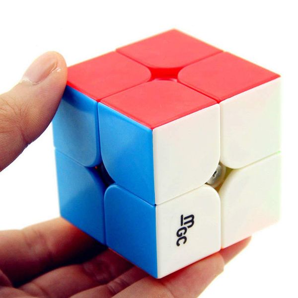 

yj magic cube 2x2 mgc магнитное позиционирование гладкая скорость куб образовательные игрушки