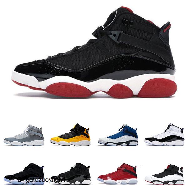 

new arrive ring 6 mens basketball shoes bred concord cool grey space jame mens athletic sports sneakers trainers size 7-11