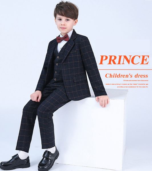 

новые мальчики костюмы свадебные формальные пром костюмы для детей slim fit kids tuxedos ring bearer костюмы (куртка + брюки + tie + жилет, White