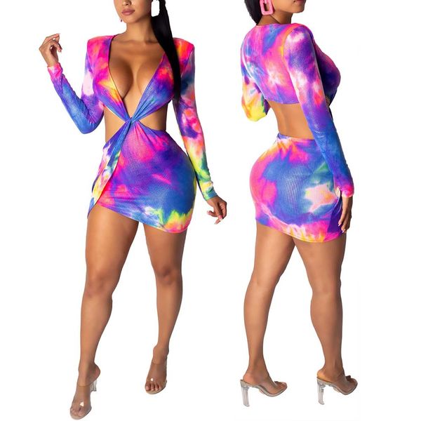 

2019 mini party dress with long sleeve women short bodycon dress night club f0300 deep v neck floral print, White;black