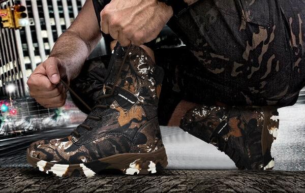 

mens high camouflage waterproof combat boots antiskid military boots tactical boot fitness training walking yakuda local online store