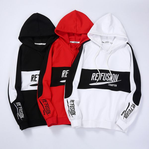 

autumn designer mens hoodies pullover hoodies for men clothing cotton blend letter embroidery hooded sweatshirts hip-hop m-3xl, Black