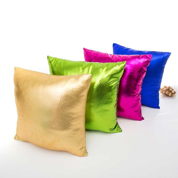 

gold foil pillow covers candy color throw pillow case cover home car sofa decorative decor wx9-1498