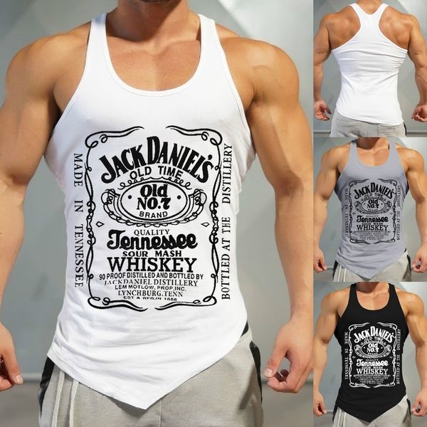 

Men's Letter Printed Bodybuilding Stringers Tank Tops Men Clothing Men's Vest Stringer Tank Top Sleeveless Shirt Gym Tank