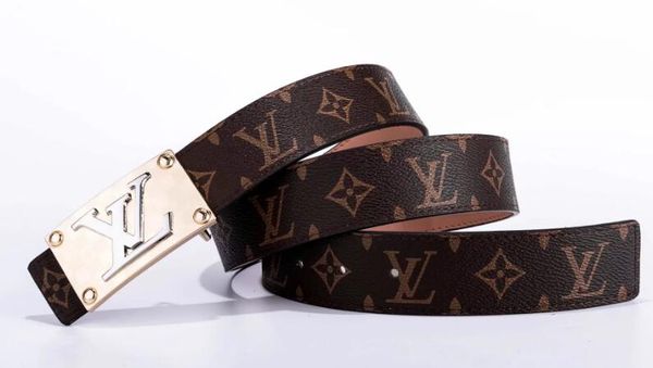 

casual cowskin leather belt for women hasp buckle cowskin leather jeans girdles waist, Blue;gray