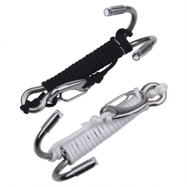 

diving double dual stainless steel reef drift hook underwater diving hook outdoor water sports gear with line drift