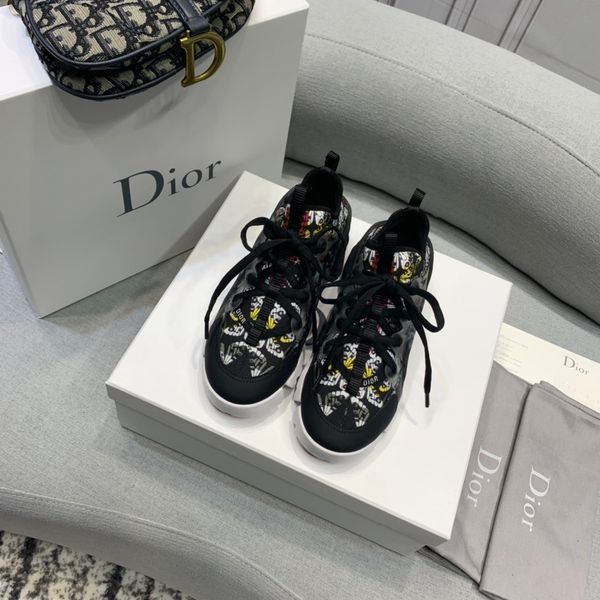 

new luxury ladies casual sneakers fashion brand shoes classic women's jogging shoes exaggerated color difference original shoe box deli