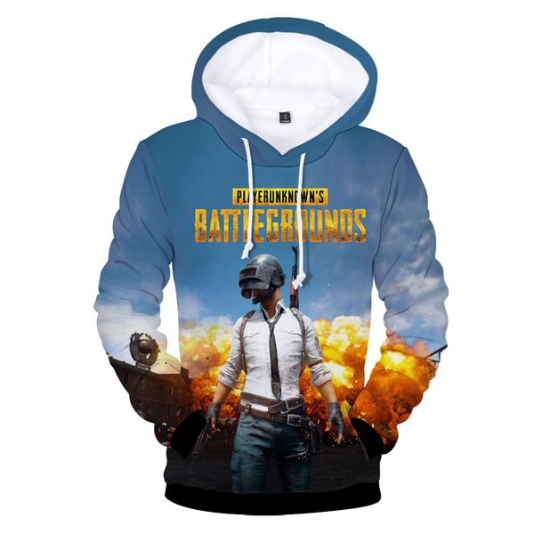 

aikooki new pubg 3d hoodies men/women fashion game playerunknown's battlegrounds pubg 3d print men's hoodies and sweatshirt y19102, Black