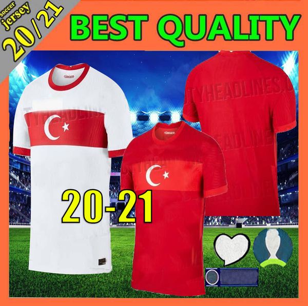 

2020 2021 turkey euro soccer jersey 20 21 yazici caglar sÃ¶yÃ¼ncÃ¼ demiral ozan kabak calhanoglu celik homa away football shirts thailand xxl, Black;yellow