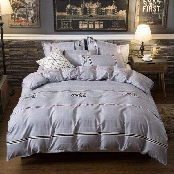 

middle size beddings 4pcs/set bedding four set close skin cotton material imitation pure cotton manufacturers wholesale