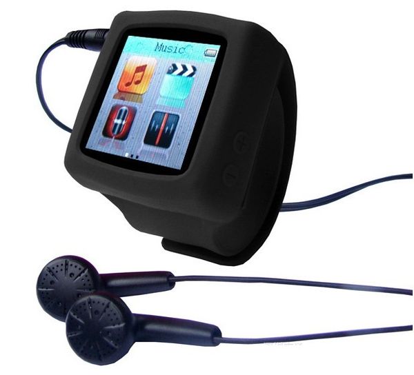 

electshong 8gb mp3 watch abs plastic mp3 player man watch with fm, recorder ,calendar,world clock+earphone