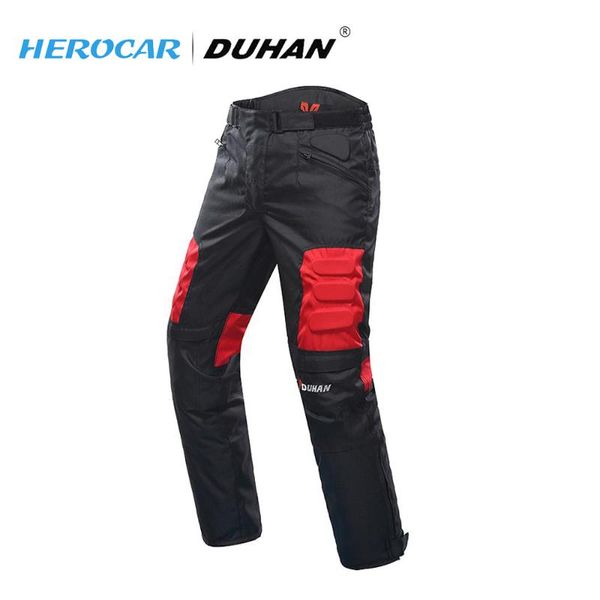 

duhan motorcycle pants riding motocross moto pants trousers racing pantalon windproof motobike with knee pads guards dk-02