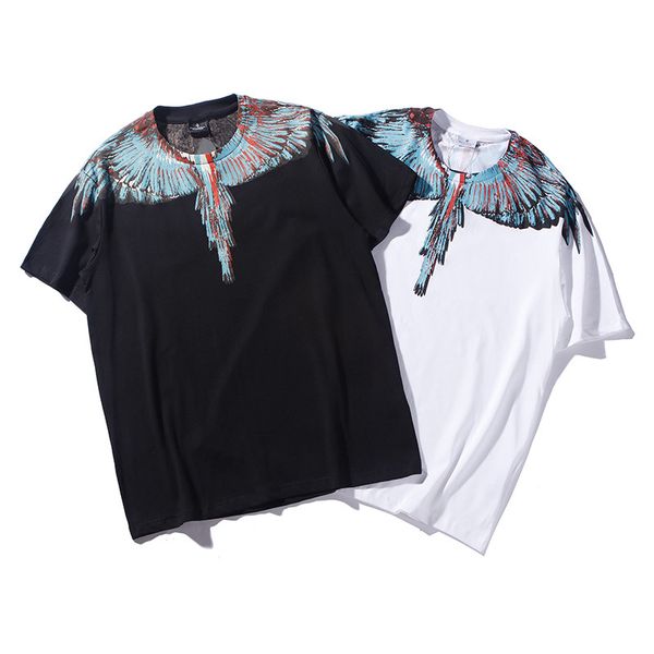 

MB MARCELO BURLON Mens Tshirts Swing Printed Short Sleeved Tops O-neck Tees Luxury Designer Clothes