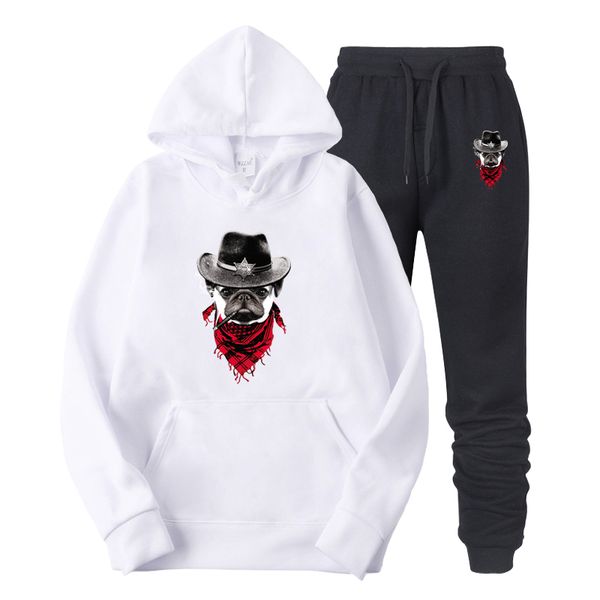 

2019 new fashion men hoodies suits brand tracksuit men/women sweatshirts+sweatpants autumn winter fleece hooded pullover street, Black
