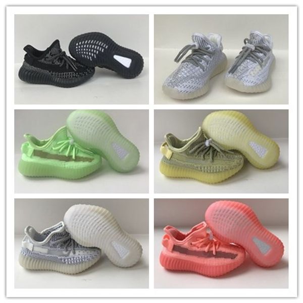 

kids shoes kanye west 350 v2 running shoes children athletic shoes baby beluga 2.0 sports sneaker black pink