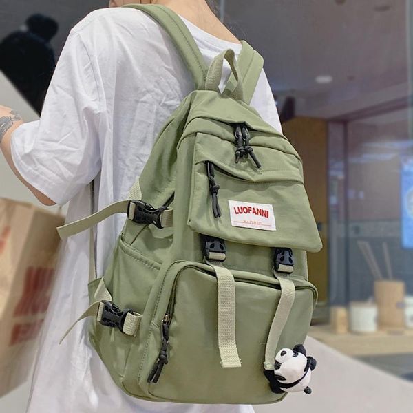 

student travel women backpack waterproof nylon cute school bag girl kawaii book backpack lapfemale fashion bag ladies