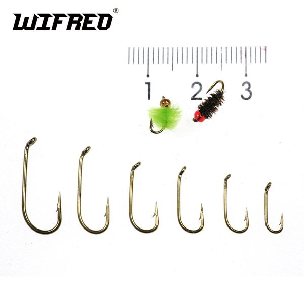 

wifreo 50pcs standard down-eye hook for wet flies and nymphs fishing tying sharp barbed hooks size #10 #12 #14 #16 #18 #20