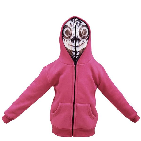 

anime moive coco miguel cosplay costumes kids jackets hoodies red sweatshirts coat, Black;red