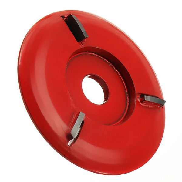 

easy-90mm diameter 16mm bore red power wood carving disc angle grinder attachment