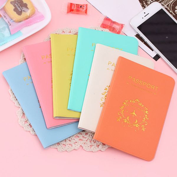 

new cover travel passport cover card case women men travel holder id&document passport holder