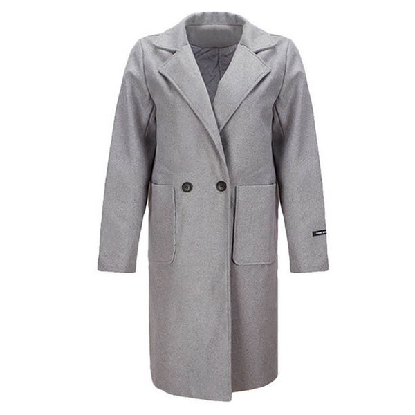 

warm wide female jackets women's winter lapel wool coat trench jacket long parka overcoat outwear windbreaker women jackets fall, Black;brown