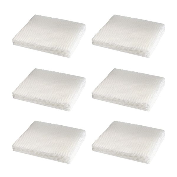 

6 packs humidifier filter replacement for hev615 hev620 hft600 white