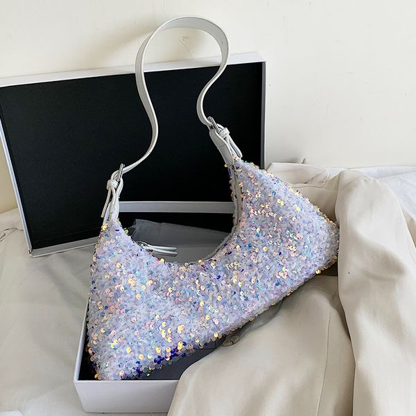

new french design fashion sequins underarm bag & elegant shoulder bag handbag width 33cm height 9cm thickness 11cm