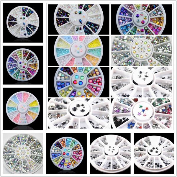 

nail glitter 1pcs/sell pink shiny round ultrathin sequins colorful art tips uv gel 3d decoration manicure diy accessorie, Silver;gold