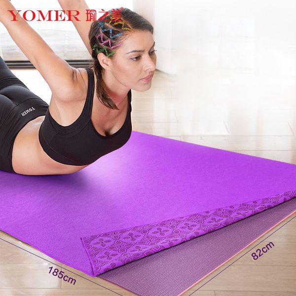 

yomer 185*82cm travel yoga mats pilates women sport gym fitness bodybuilding exercise cover camping blanket sports soft towel