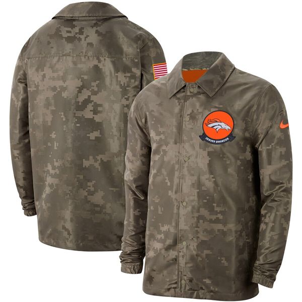 

men denver broncos style camo 2019 salute to service sideline full-zip lightweight nfl jacket, Blue;black