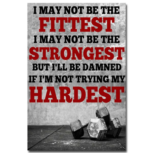 

paintings nicoleshenting bodybuilding motivational quotes art silk poster 12x18 24x36inch fitness exercise wall pictures gym room 022