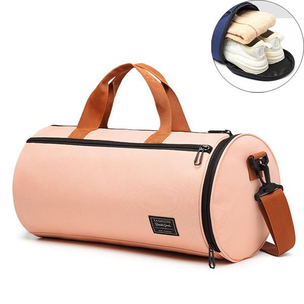 

women travel luggage bags men multifunction fitness sport suitcase fashion nylon gym weekend duffel handbag with wet pocket s083